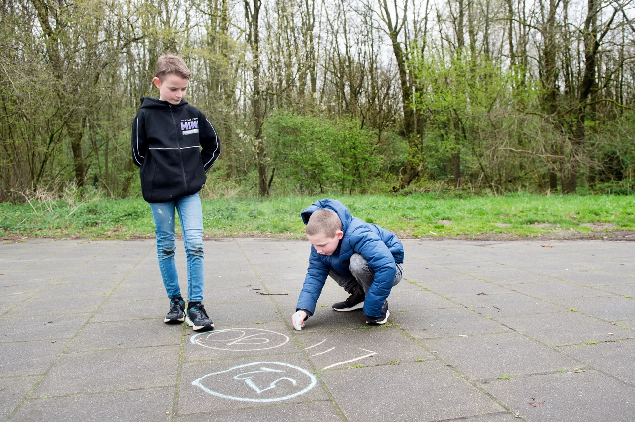 Thematisch werk bij De Widdonckschool Heibloem